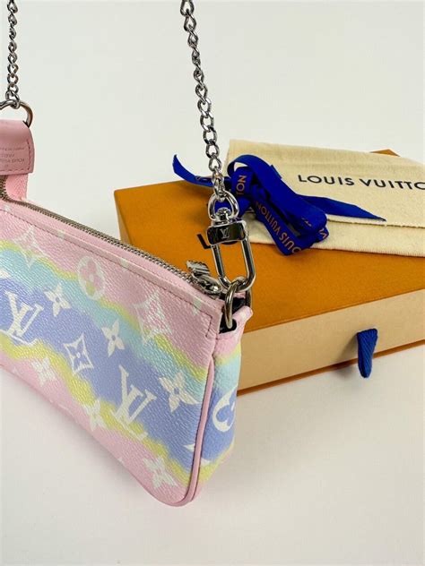 Louis Vuitton Mini Pochette Accessories LV Escale Pastel 